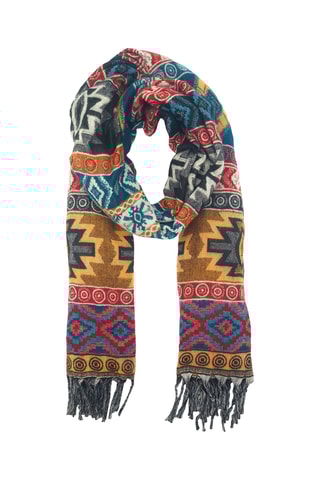 Foulard - Rouge et turquoise
