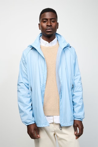 Parka à capuche Mistral - Bleu clair