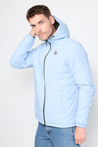Veste réversible à capuche Vigo - Ciel et kaki