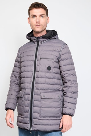 Parka réversible à capuche 2-en-1 Gobi - Noir