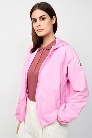 Coupe-vent à capuche Singapore - Rose