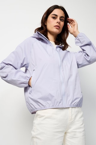 Coupe-vent à capuche Singapore - Violet