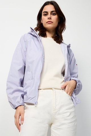 Coupe-vent à capuche Singapore - Violet