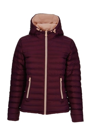 Doudoune réversible Vienne - Rose poudré et aubergine