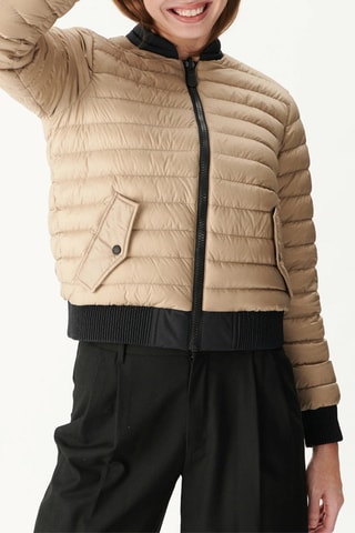 Bomber réversible Hanoi - Noir et beige