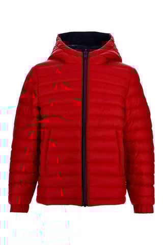 Veste réversible à capuche Zurich - Bleu marine et rouge
