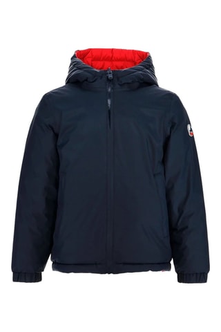 Veste réversible à capuche Zurich - Bleu marine et rouge