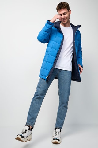 Parka réversible Hamilton - Bleu marine et bleu cobalt