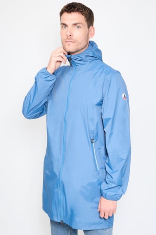 Coupe-vent long à capuche Stockholm - Bleu clair