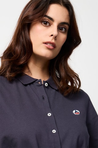 Robe chemise Valencia - Bleu marine
