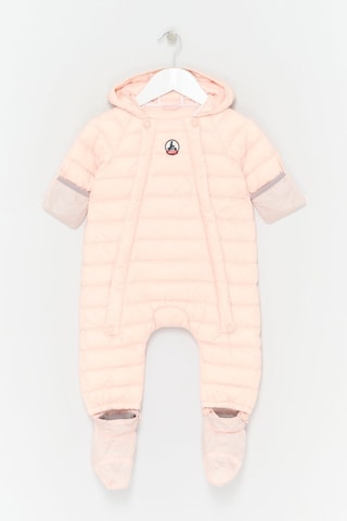 Combipilote à capuche Grenouille - Rose poudré