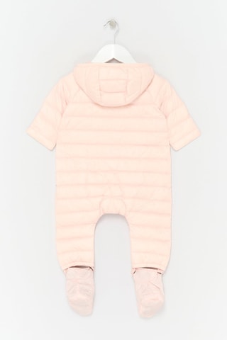 Combipilote à capuche Grenouille - Rose poudré