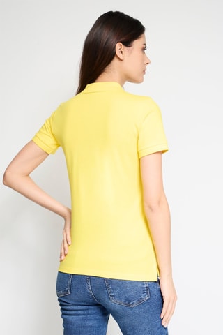 Polo en coton organique Franca - Jaune