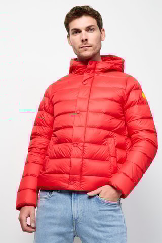 Doudoune à capuche Jorge - Rouge
