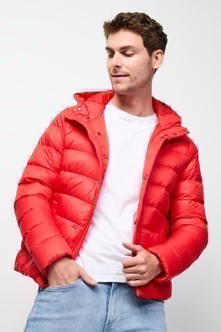 Doudoune à capuche Jorge - Rouge