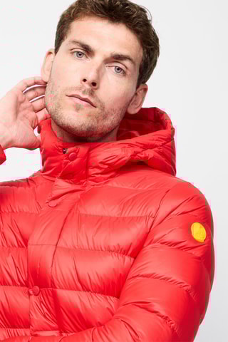 Doudoune à capuche Jorge - Rouge