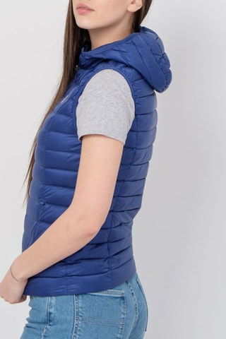 Doudoune sans manches à capuche Mali - Bleu