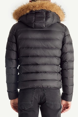 Doudoune à capuche Prestige - Noir