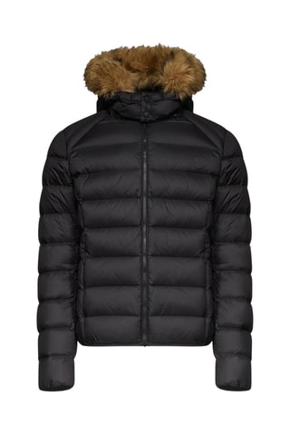Doudoune à capuche Prestige - Noir