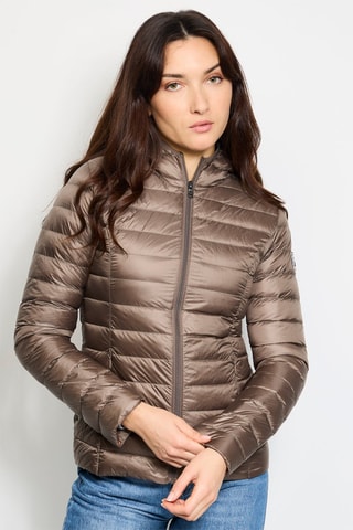 Doudoune à capuche Cloe - Taupe