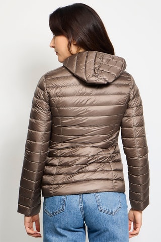 Doudoune à capuche Cloe - Taupe