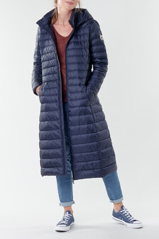 Doudoune longue Laurie - Bleu marine