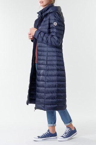 Doudoune longue Laurie - Bleu marine