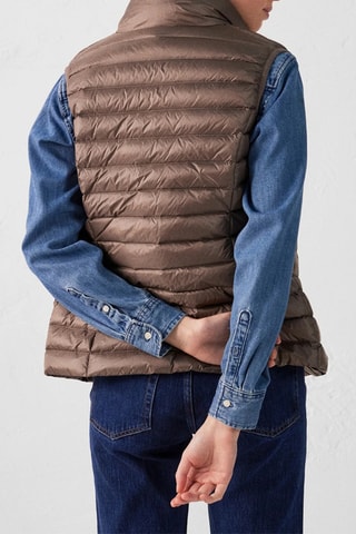 Doudoune sans manches Seda - Taupe