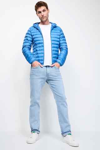 Doudoune à capuche Nico - Bleu cobalt