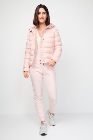 Doudoune à capuche Jane - Rose poudré