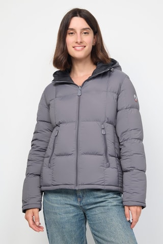 Doudoune réversible Victoria - Noir et anthracite