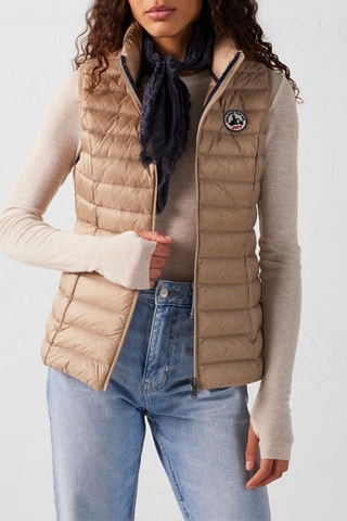 Doudoune sans manches Seda - Beige