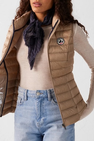 Doudoune sans manches Seda - Beige