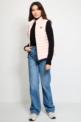 Doudoune sans manches Seda - Rose poudré