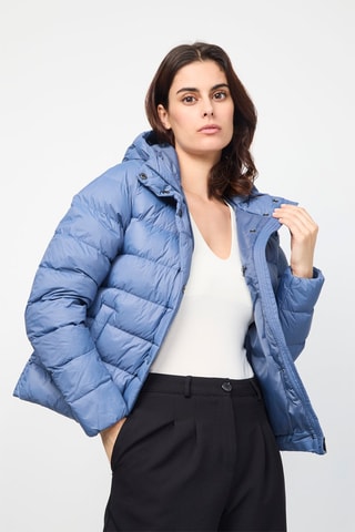 Doudoune à capuche Jane - Bleu clair