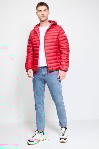 Doudoune à capuche Nico - Rouge