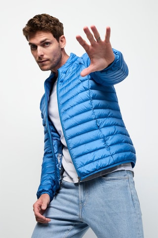 Doudoune Mat - Bleu cobalt