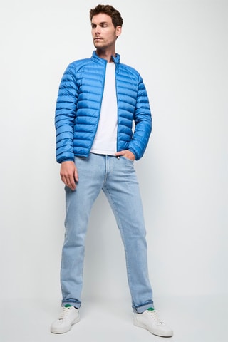 Doudoune Mat - Bleu cobalt