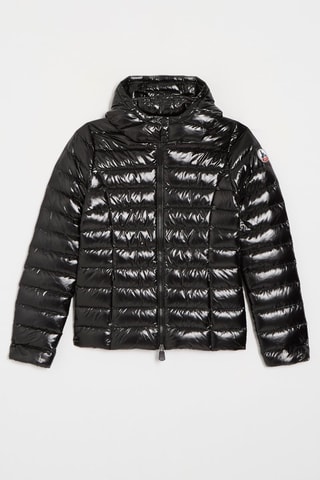 Doudoune à capuche Opale Laque - Noir