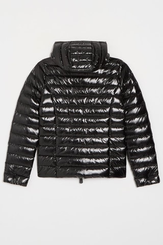Doudoune à capuche Opale Laque - Noir