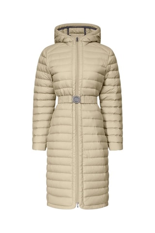 Doudoune longue à capuche Lisy - Beige