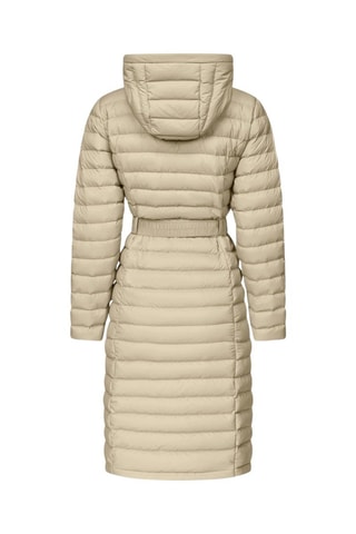Doudoune longue à capuche Lisy - Beige