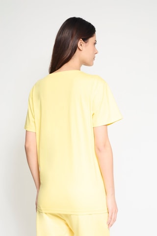 T-shirt en coton organique Benito  - Jaune