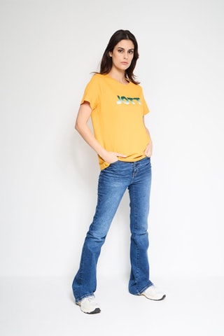 T-shirt Rosas Logo - Orange