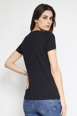 T-shirt Rosas - Noir