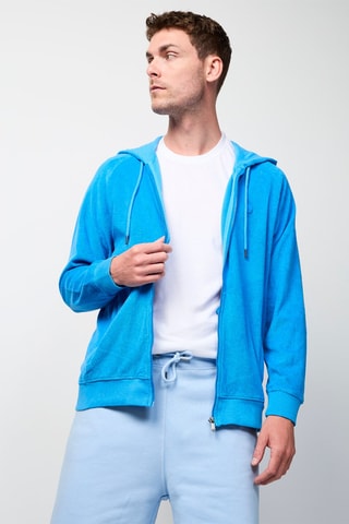 Sweat à capuche Nazare - Bleu azur