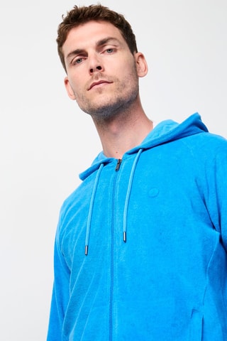 Sweat à capuche Nazare - Bleu azur