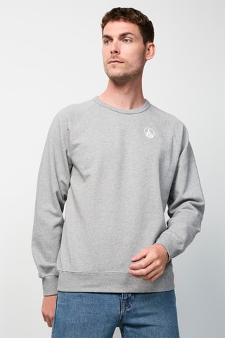 Sweat Camino Logo - Gris clair chiné