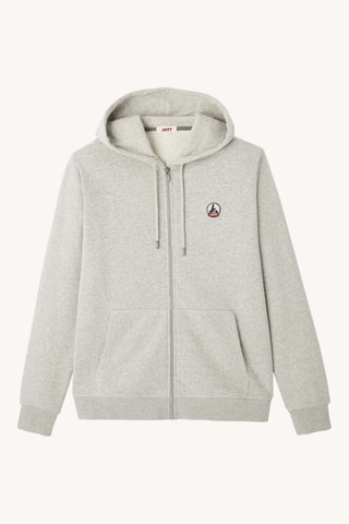 Sweat en coton biologique Mexico - Gris chiné