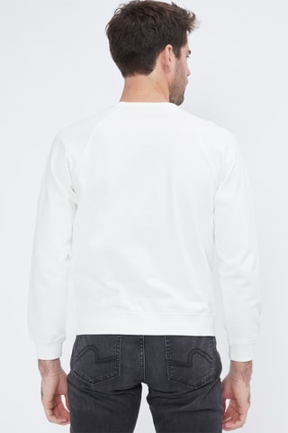 Sweat en coton organique Parati Funday - Blanc